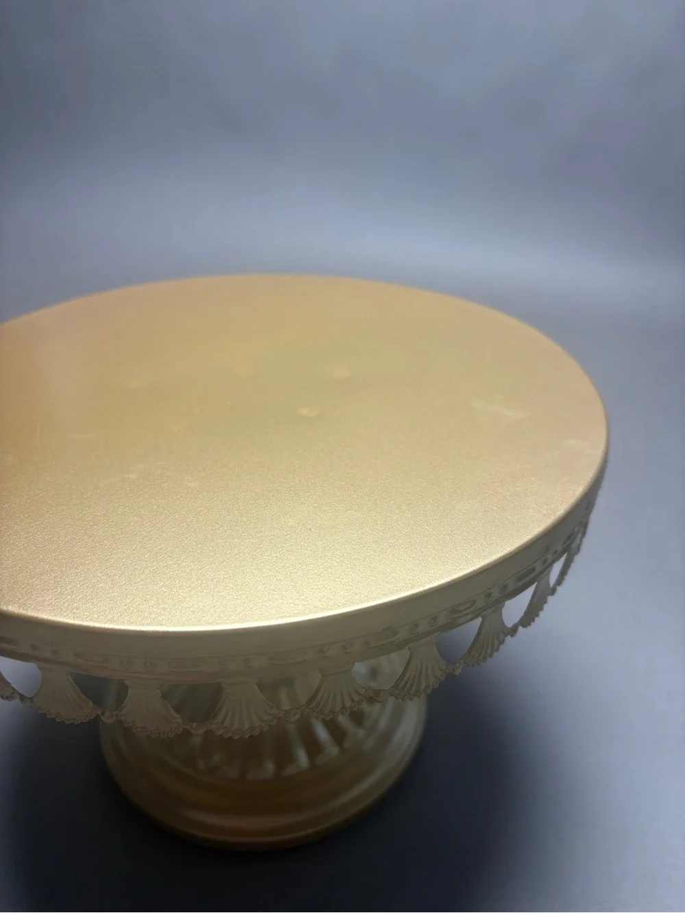 10in Gold Dessert Stand Elegant Cake Display